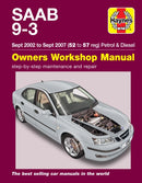 Saab 9-3 Petrol & Diesel (Sept 02 - Sept 07) Haynes Repair Manual : 45109-9781785210075