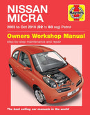 Nissan Micra (03 - Oct 10) Haynes Repair Manual : 45202-9781785210464