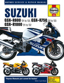 Suzuki GSX-R600 (01 - 03), GSX-R750 (00 - 03), GSX-R1000 (01 - 02) Haynes Repair Manual-9781785212734