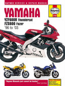 Yamaha YZF600R Thundercat & FZS600 Fazer (96 - 03) Haynes Repair Manual-9781785212956