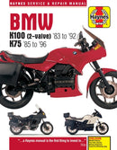 BMW K100 & 75 2-valve Models (83 - 96) Haynes Repair Manual-9781785213052