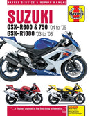 Suzuki GSX-R600/750 (04 - 05) & GSX-R1000 (03 - 08) Haynes Repair Manual-9781785213229