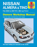 Nissan Almera & Tino Petrol (Feb 00 - 07) Haynes Repair Manual-9781785213366