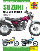 Suzuki RV125/200 VanVan (03 - 17) Haynes Repair Manual-9781785213557