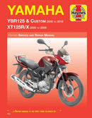 Yamaha YBR125 (05 - 16) & XT125R/X (05 - 09) Haynes Repair Manual-9781785213588