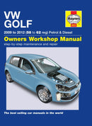 VW Golf Petrol and Diesel (09 - 12) 58 to 62