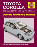 Toyota Corolla (02 - Jan 07) 51 to 56-9781785213939