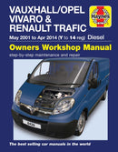 Vauxhall/Opel Vivaro & Renault Trafic Diesel May 01 to Apr 14 (Y to 14 reg) Haynes Repair Manual-9781785214394