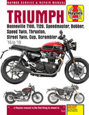 Triumph Bonneville T100, T120, Speedmaster, Bobber, Speed Twin, Thruxton, Street Twin, Cup, Scrambler (16 to 19)