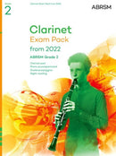 Clarinet Exam Pack from 2022, ABRSM Grade 2