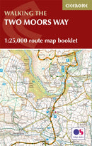 Two Moors Way Map Booklet : 1:25,000 OS Route Mapping-9781786310071