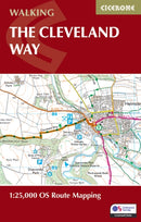 The Cleveland Way Map Booklet : 1:25,000 OS Route Mapping-9781786312228
