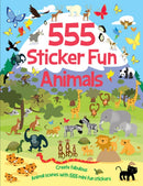 555 Sticker Fun - Animals Activity Book-9781787008502