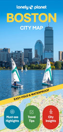 Lonely Planet Boston City Map-9781787015531