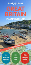 Lonely Planet Great Britain Planning Map-9781787015722