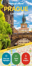 Lonely Planet Prague City Map-9781787016323
