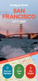 Lonely Planet San Francisco City Map-9781787016392