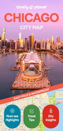 Lonely Planet Chicago City Map-9781787016750