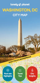 Lonely Planet Washington DC City Map-9781787016859