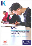 CORPORATE AND BUSINESS LAW (GLO) - STUDY TEXT-9781787403949