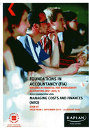 MANAGING COSTS AND FINANCE - EXAM KIT-9781787404052