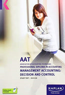 MANAGEMENT ACCOUNTING: DECISION AND CONTROL - STUDY TEXT-9781787405189