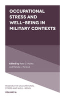 Occupational Stress and Well-Being in Military Contexts-9781787561847