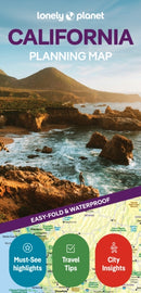 Lonely Planet California Planning Map-9781788685917
