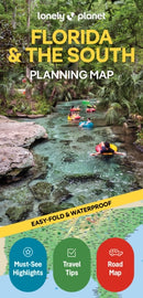 Lonely Planet Florida & the South Planning Map-9781788685931