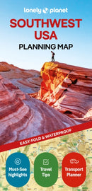 Lonely Planet Southwest USA Planning Map-9781788686099