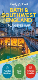 Lonely Planet Bath & Southwest England Planning Map-9781788687690