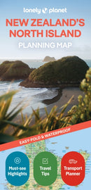 Lonely Planet New Zealand''s North Island Planning Map