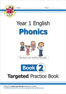KS1 English Year 1 Phonics Targeted Practice Book - Book 2-9781789080179