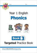 KS1 English Year 1 Phonics Targeted Practice Book - Book 3-9781789080186