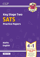 KS2 Maths & English Year 6 SATS Practice Papers: Pack 2 - for 2027 (with free Online Extras)