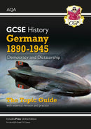GCSE History AQA Topic Revision Guide - Germany, 1890-1945: Democracy and Dictatorship-9781789082814