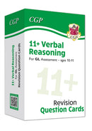 11+ GL Verbal Reasoning Revision Question Cards - Ages 10-11-9781789083866