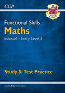Functional Skills Maths: Edexcel Entry Level 3 - Study & Test Practice-9781789083897