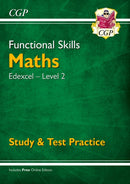 Functional Skills Maths: Edexcel Level 2 - Study & Test Practice-9781789083934