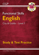 Functional Skills English: City & Guilds Level 1 - Study & Test Practice-9781789083989