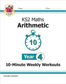 KS2 Year 4 Maths 10-Minute Weekly Workouts: Arithmetic-9781789084696