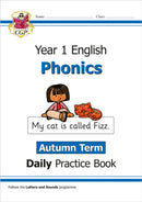 KS1 Phonics Year 1 Daily Practice Book: Autumn Term-9781789084818