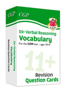 11+ CEM Revision Question Cards: Verbal Reasoning Vocabulary - Ages 10-11-9781789085365