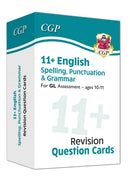 11+ GL Revision Question Cards: English Spelling, Punctuation & Grammar - Ages 10-11-9781789085389