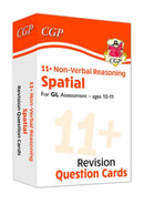 11+ GL Revision Question Cards: Non-Verbal Reasoning Spatial - Ages 10-11-9781789085396