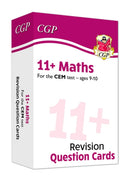 11+ CEM Revision Question Cards: Maths - Ages 9-10-9781789085488