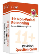 11+ CEM Revision Question Cards: Non-Verbal Reasoning - Ages 9-10-9781789085525