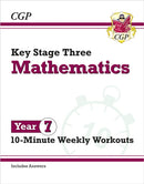 KS3 Year 7 Maths 10-Minute Weekly Workouts-9781789085747