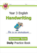KS2 Handwriting Year 3 Daily Practice Book: Summer Term-9781789086638