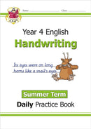 KS2 Handwriting Year 4 Daily Practice Book: Summer Term-9781789086669